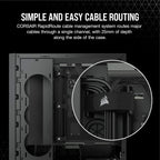 Corsair CC-9011212-WW iCUE 5000X RGB Black Mid-Tower Case