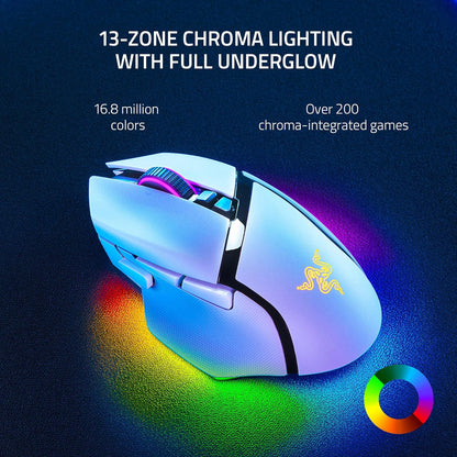 Razer Basilisk V3 Pro Wireless Gaming Mouse - White
