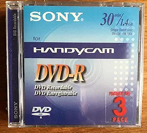 Sony 3DMR30R1H DVD-R 8CM 1.4GB Recordable Discs
