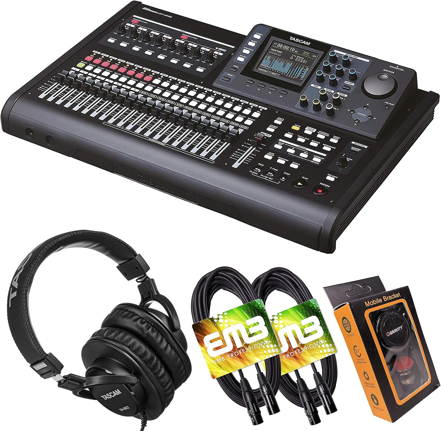 Tascam DP-32SD Digital Portastudio Recording Bundle