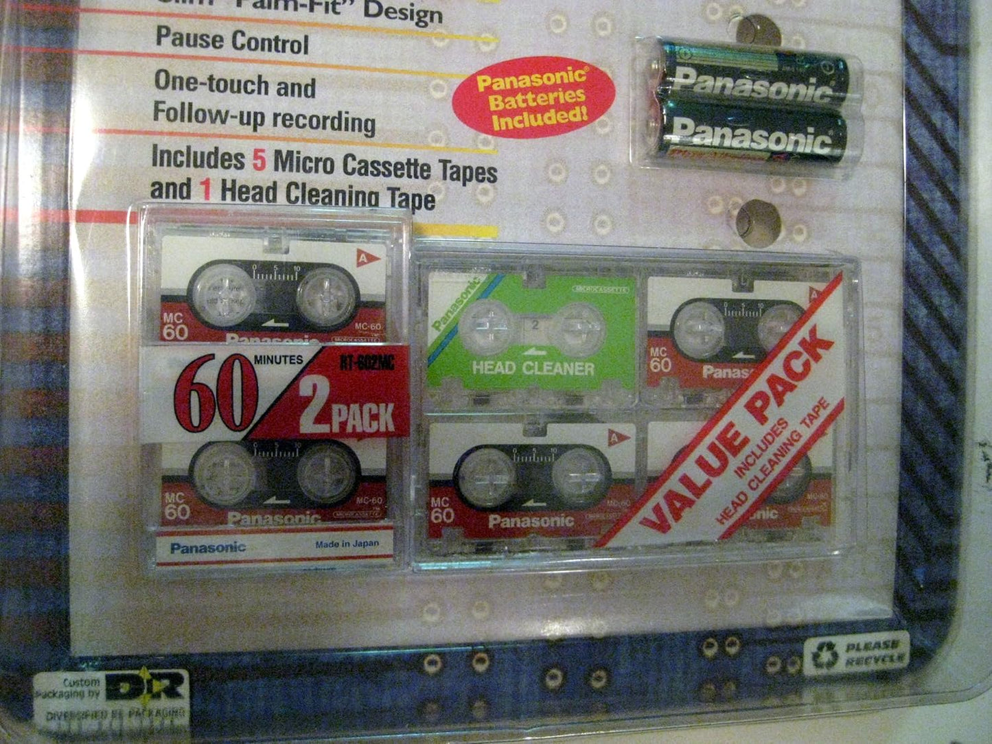 Panasonic RN-302 Microcassette Voice Recorder - Portable