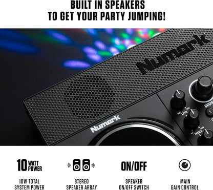 Numark Party Mix Live DJ Controller with Speakers & Lights