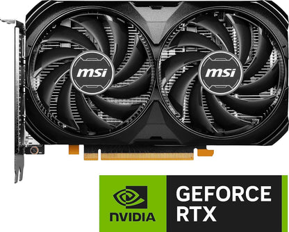 MSI RTX 4060 VENTUS 2X BLACK OC Gaming Graphics Card