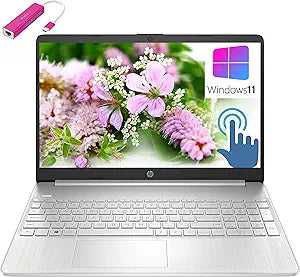 HP 15-ef Ryzen 3 3250U 15.6" Touch Laptop with USB-C Hub