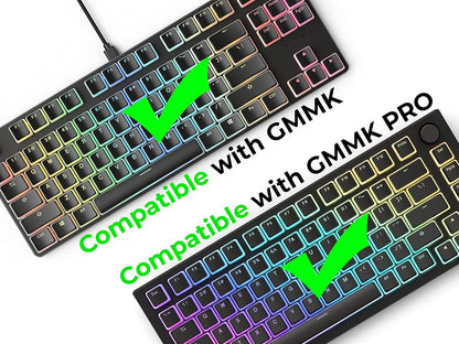 Glorious GLO-KC-AURA2-B Aura V2 Black PBT Pudding Keycaps