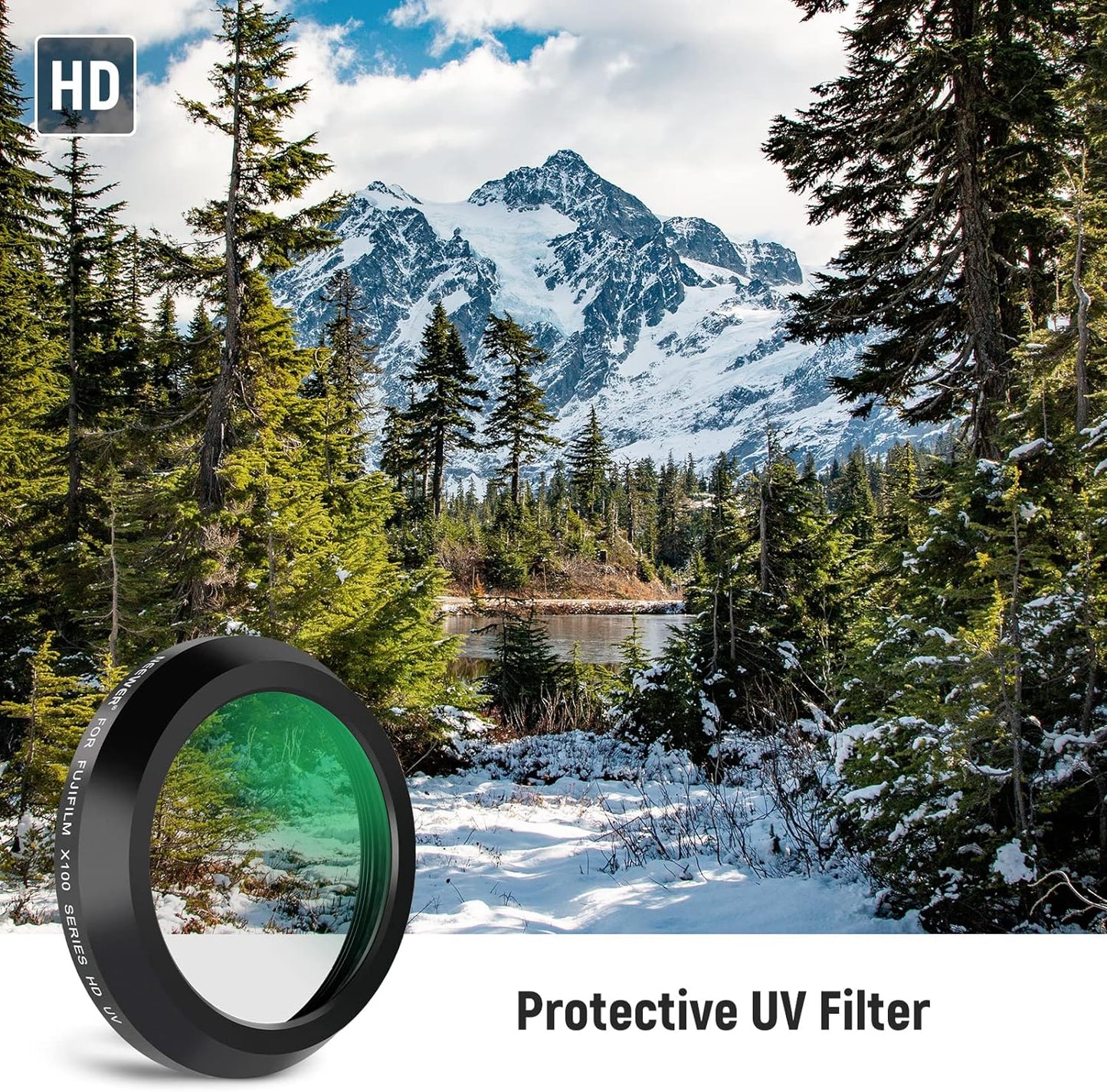 Neewer 10102285 UV Protection Filter for Fujifilm X100 Series