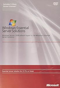 Microsoft 6WA-00002 Windows Essential Server 2008 - 5 Client License