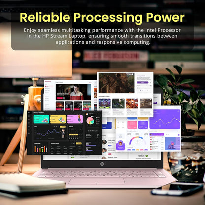 HP Stream 14" Intel Quad-Core Laptop with Office 365