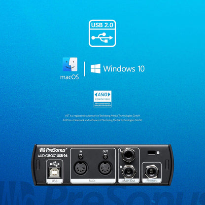 PreSonus AudioBox 96 Studio Recording Bundle Studio One