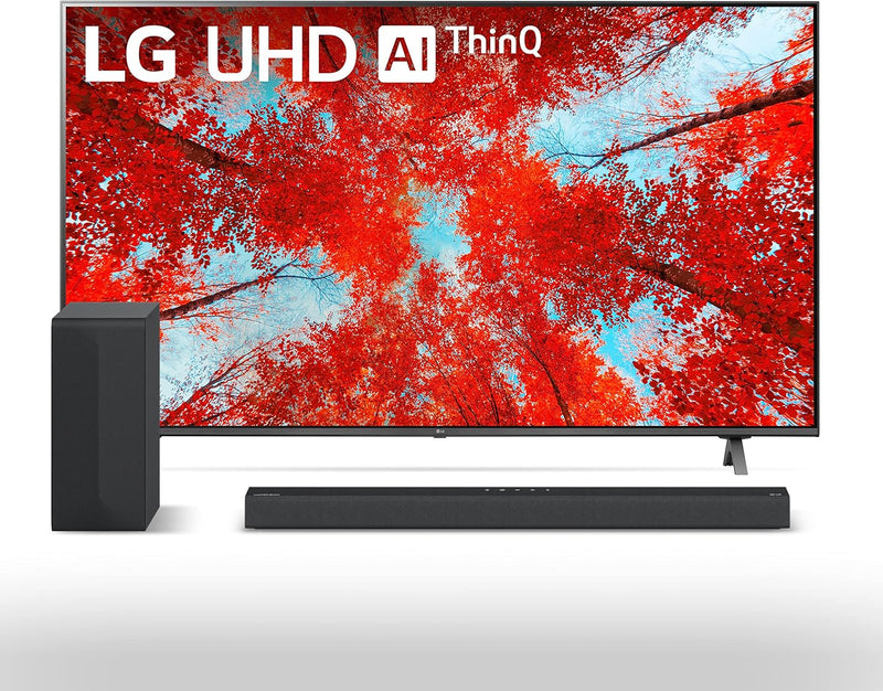 LG UQ9000 65-Inch 4K Smart TV Soundbar Bundle — main product image