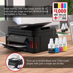 Canon G7020 Wireless MegaTank All-in-One Printer with Alexa