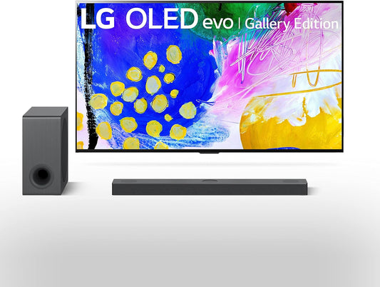 LG G2 Series 65-Inch OLED evo 4K TV Bundle