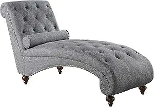 Lexicon S181162GY Lambart Gray Chaise Lounge