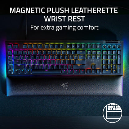 Razer RZ03-04690200-R3U1 BlackWidow V4 Green Switch Keyboard