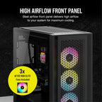 Corsair CC-9011242-WW 5000D RGB Mid-Tower Case Airflow