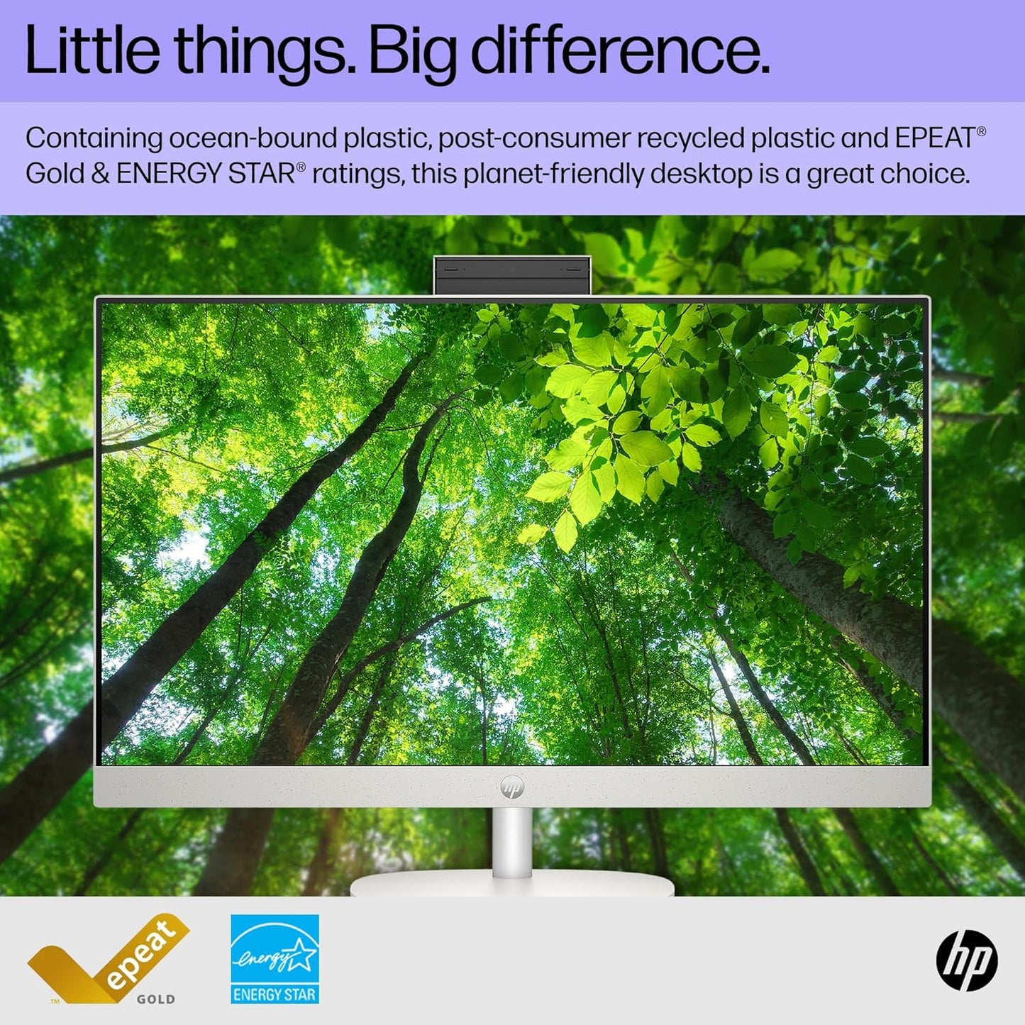 HP 27-cr1080 27-inch All-in-One Desktop Core Ultra 7