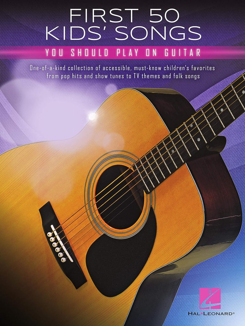 Hal Leonard First 50 Kids' Songs Guitar Songbook — main product image