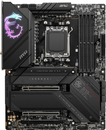 MSI 7D70-001R MPG X670E Carbon WiFi Gaming Motherboard