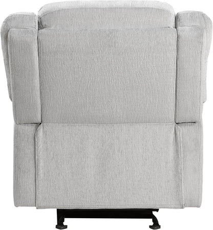 Lexicon 194840244721 Glider Recliner Living Room Chair Grey