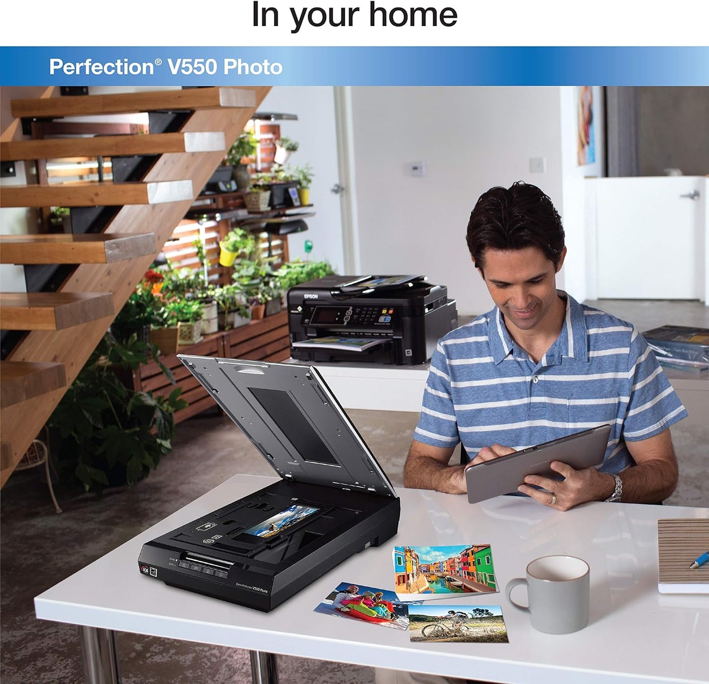 Epson V550 Perfection Color Photo Negative Film Scanner