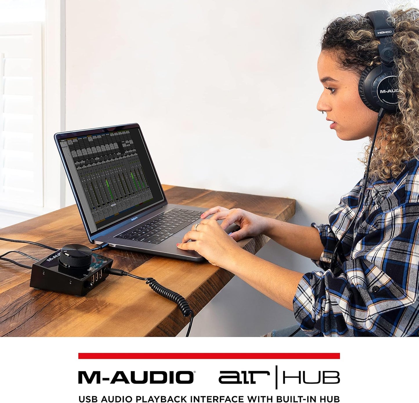 M-Audio AIR Hub USB Audio Interface with 3-Port Hub & Software