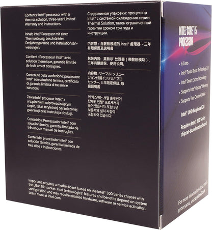 Intel CI-I5-8500 Core i5-8500 6-Core Desktop Processor