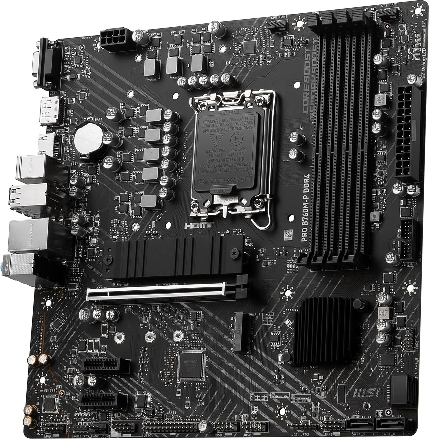 MSI PRO B760M-P DDR4 Motherboard Intel 12th/13th/14th Gen