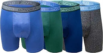 Spyder Boxer Briefs Mens Performance 4-Pack