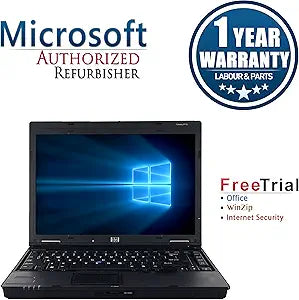HP EliteBook Core 2 Duo Laptop - 2GB RAM 80GB HDD Win7 Renewed — main product image