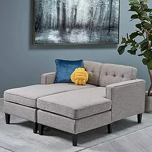 Misc TONE PRO HBS-770 Fabric Modern Double Chaise Daybed