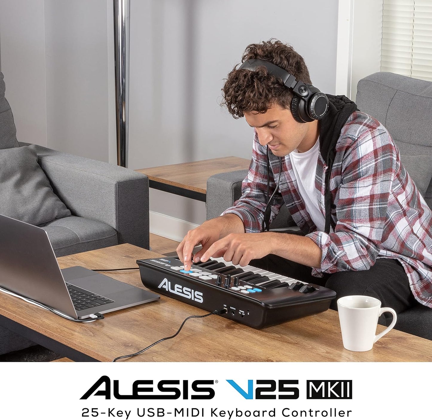 Alesis V25 MKII USB MIDI Keyboard Controller - 25 Keys, Software