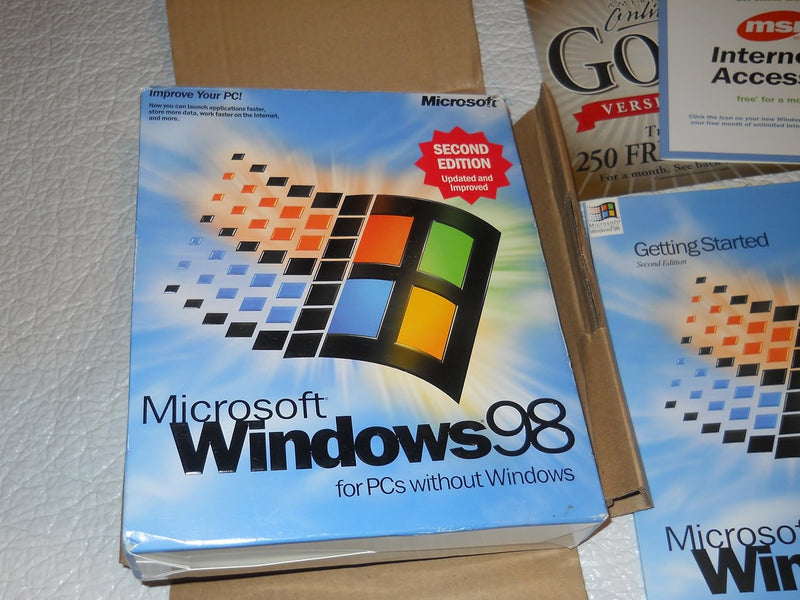 Microsoft Second Edition Windows 98 SE CD — main product image