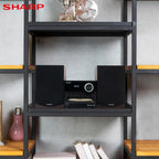 Sharp XL-B512 Bluetooth CD Micro System - Mahogany Oak