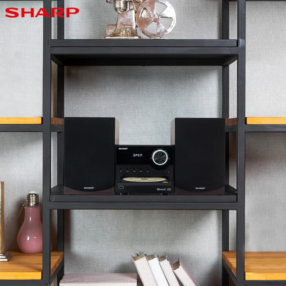 Sharp XL-B512 Bluetooth CD Micro System - Mahogany Oak
