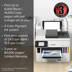 Canon 4471C037 MAXIFY GX7021 Wireless MegaTank All-in-One Printer