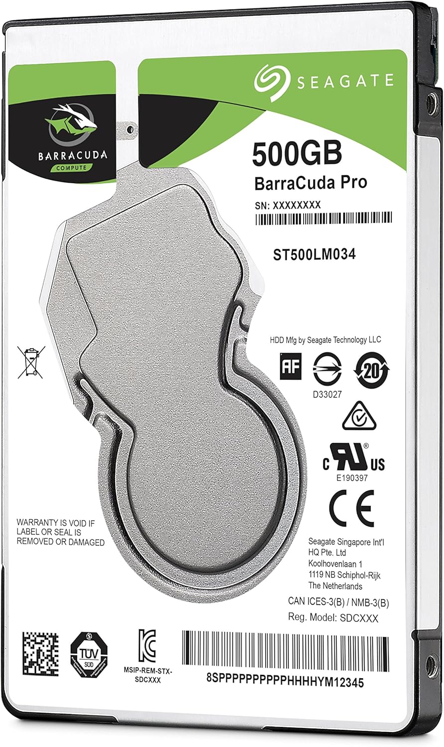 Seagate ST500LMZ34 BarraCuda Pro 500GB 2.5" HDD