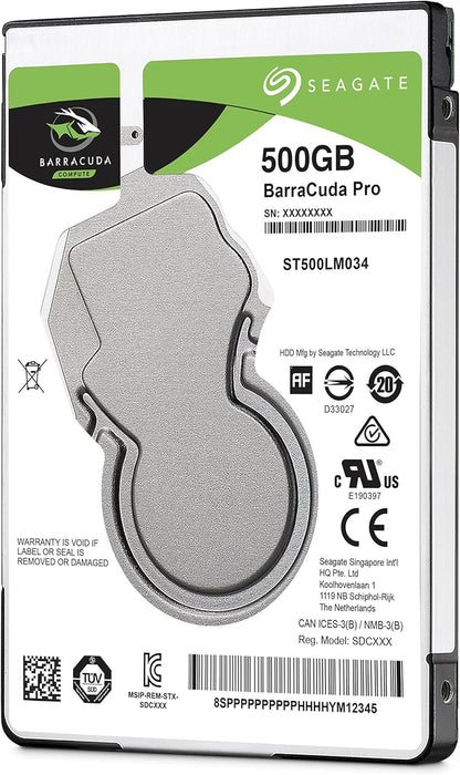 Seagate ST500LMZ34 BarraCuda Pro 500GB 2.5" HDD