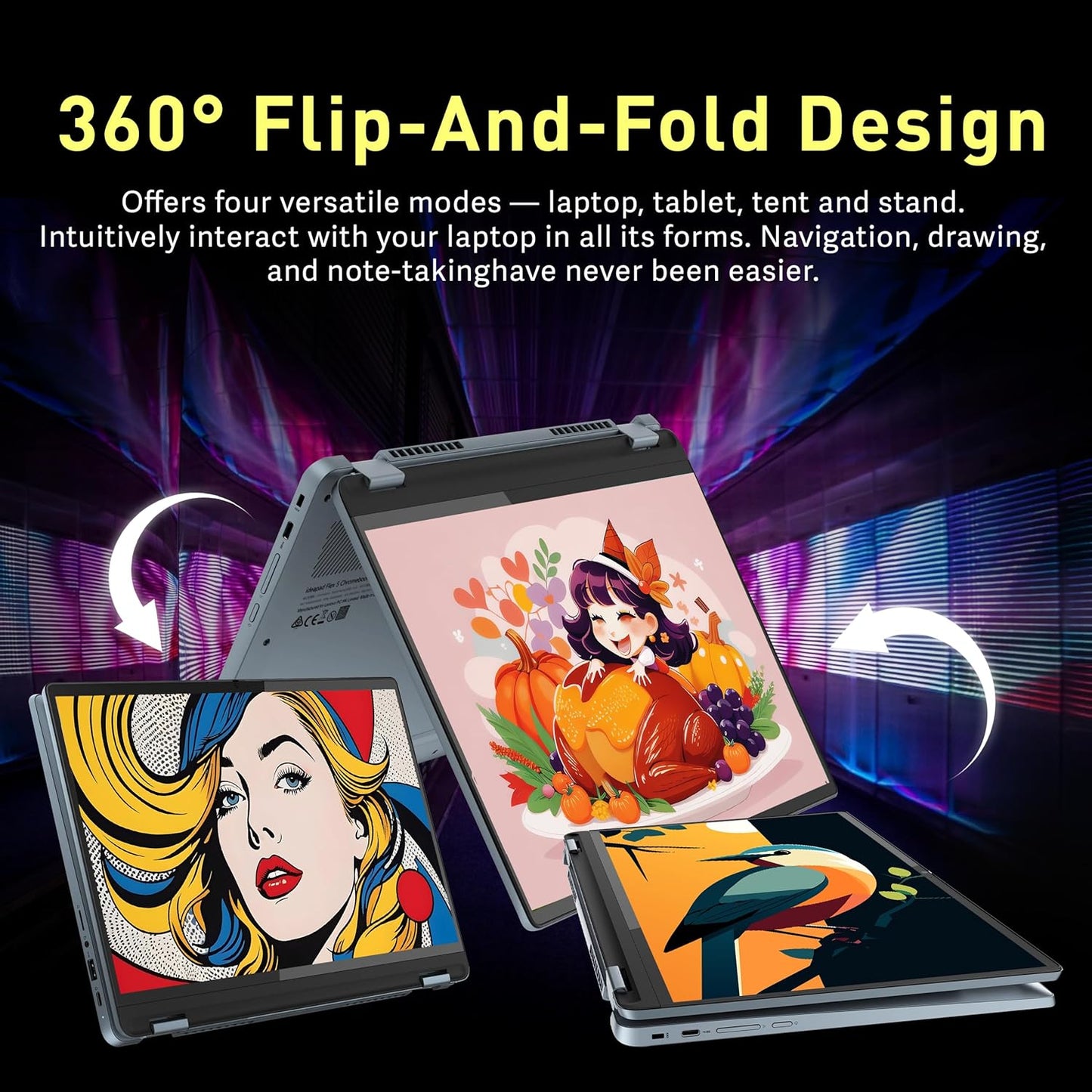 Lenovo Flex 5 14" i3 Touch 2-in-1 Laptop