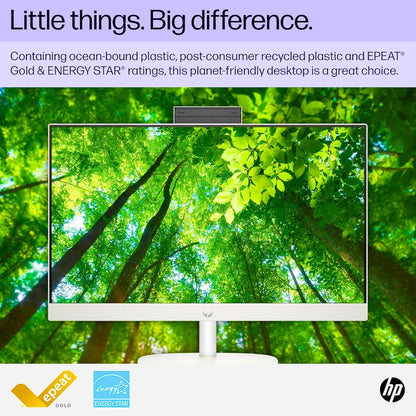 HP 24 23.8" FHD All-in-One Desktop, Athlon Silver, 512GB SSD