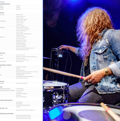 Zoom ZMH6ABK7 All Black Portable Recorder Bundle