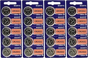 Sony CR2032 3V Lithium Battery 20-Pack