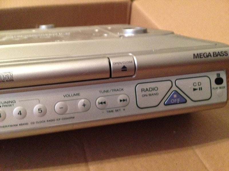 Sony ICF-CD543RM AM/FM/TV/Weather Clock Radio/CD Player — main product image