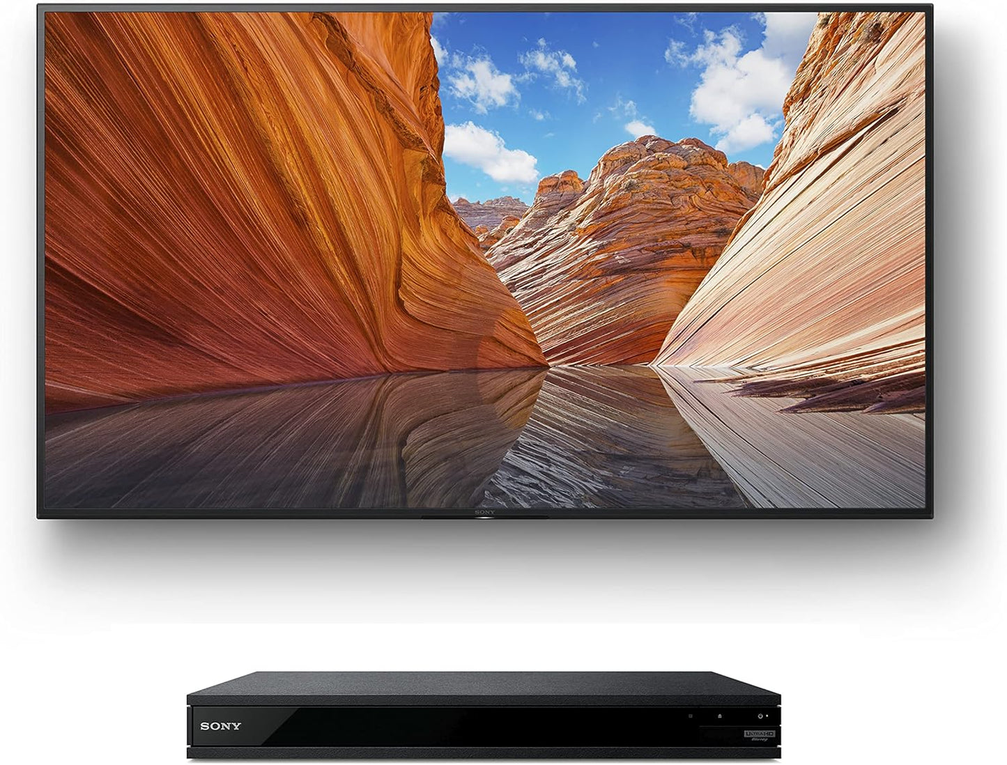 Sony KD50X80J 50" 4K Smart TV & UBP-X800M2 Blu-Ray Player Used