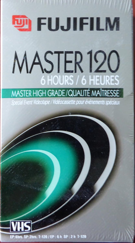 Fujifilm T120HT Master Grade VHS Tape