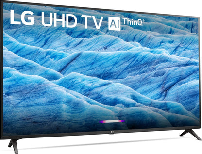 LG 55UM7300 55-Inch 4K UHD Smart TV ThinQ AI (Renewed)