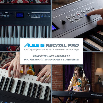 Alesis Recital PRO 88-Key Hammer Action Digital Piano