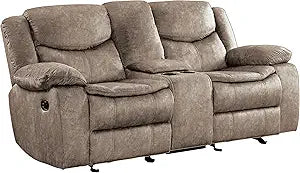 Lexicon 194840112501 Warrenton Double Glider Reclining Loveseat
