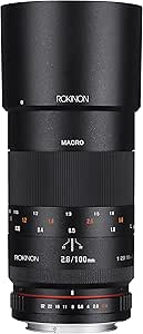 Rokinon 100M-C 100mm F2.8 Macro Lens Canon EF Full Frame