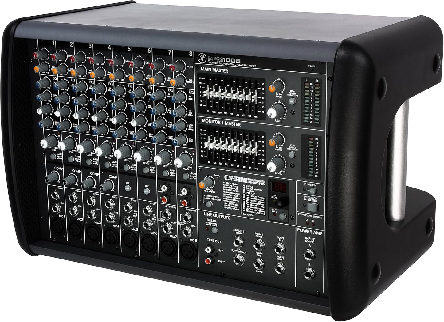 Mackie PPM1008 8-Channel 1600W Powered Mixer