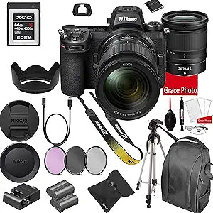 Nikon Z7II Mirrorless Camera w/ 24-70mm Lens Bundle